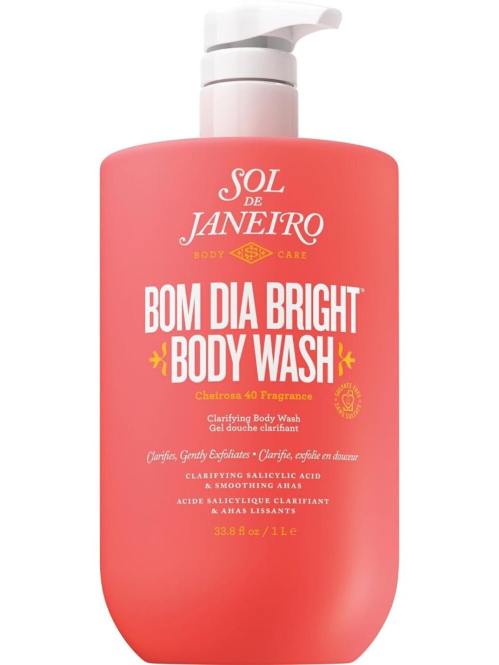 Brightening AHA BHA Body Wash for Glowing Skin | Clarifying & Refreshing